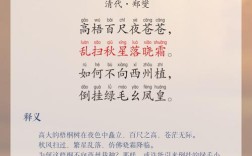 梧桐树的诗歌