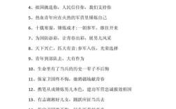 入伍的名言，入伍的名言警句