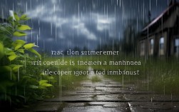 夏天的雨(诗歌)夏天的雨诗歌简短