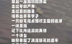 赞美老师的现代诗，藏着怎样的温柔与力量？