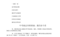 经典励志诗歌，经典励志诗歌朗诵稿大全