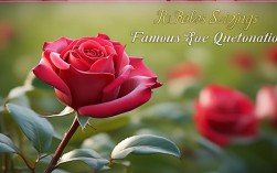 玫瑰名言，玫瑰名言名句
