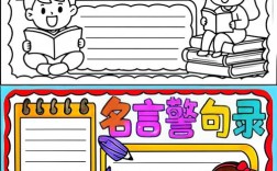 读书小报的名人名言