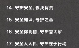 安全名言，安全名言警句