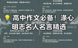 高中作文名言如何选才出彩？