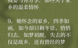 何为思念家乡最动人的名言？