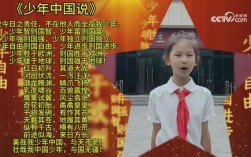 少年中国说诗歌朗诵，少年中国说诗歌朗诵视频