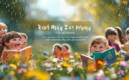 幼儿文学活动诗歌，幼儿文学活动诗歌春雨PPT