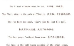 名言名语英文，名言名语英文翻译