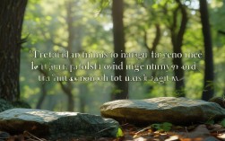 当下和树有关的名言，哪些能戳中现代人的心？