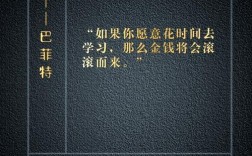 财经名言，谁说的？