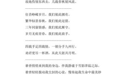 初中毕业诗歌朗诵