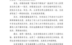 对诗歌的鉴赏作文，对诗歌的鉴赏作文800字