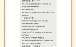 时间英语名言，如何珍惜？