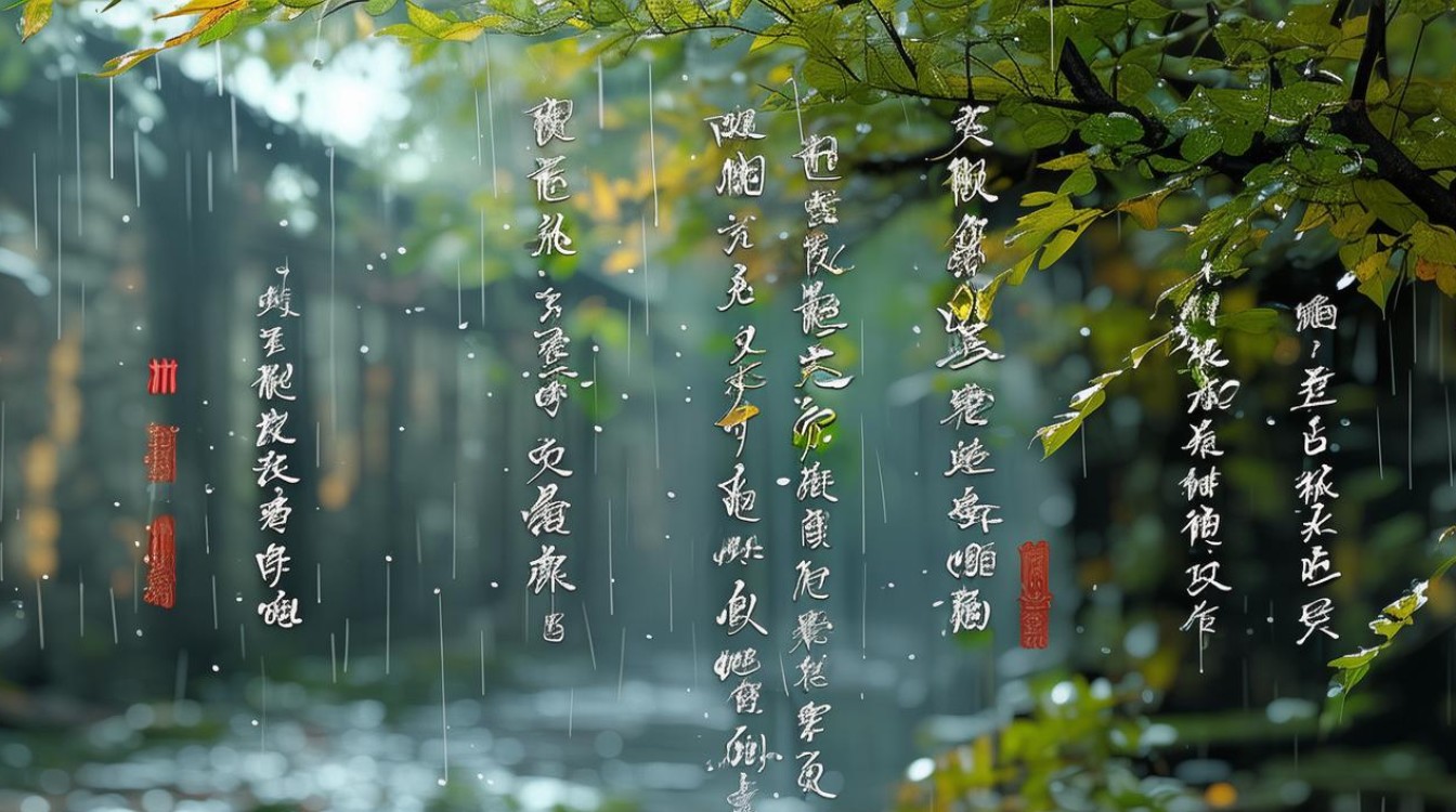 秋雨入诗有何深意？探寻文人笔下的经典意象-图1