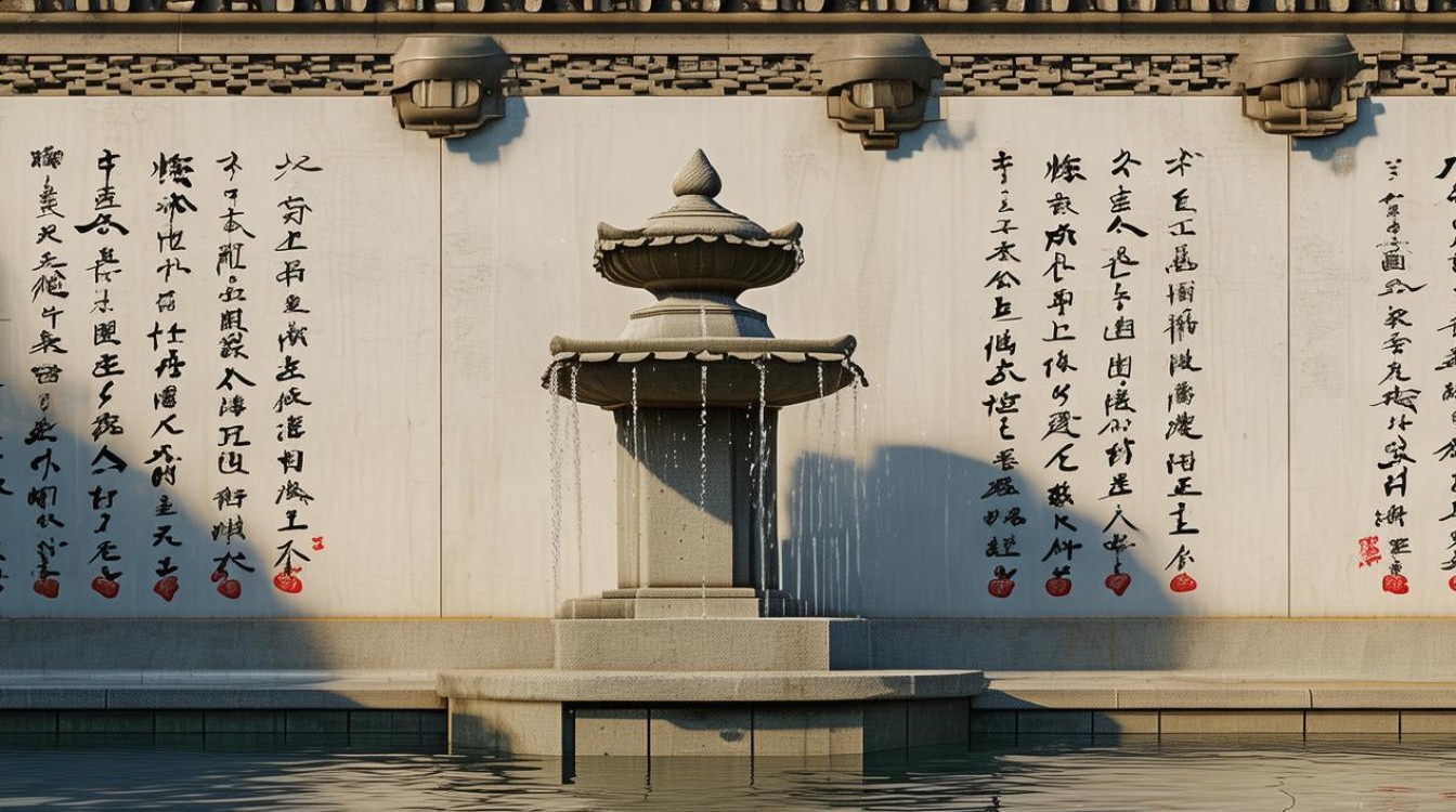 喷泉诗歌，喷泉诗歌七绝七律-图1