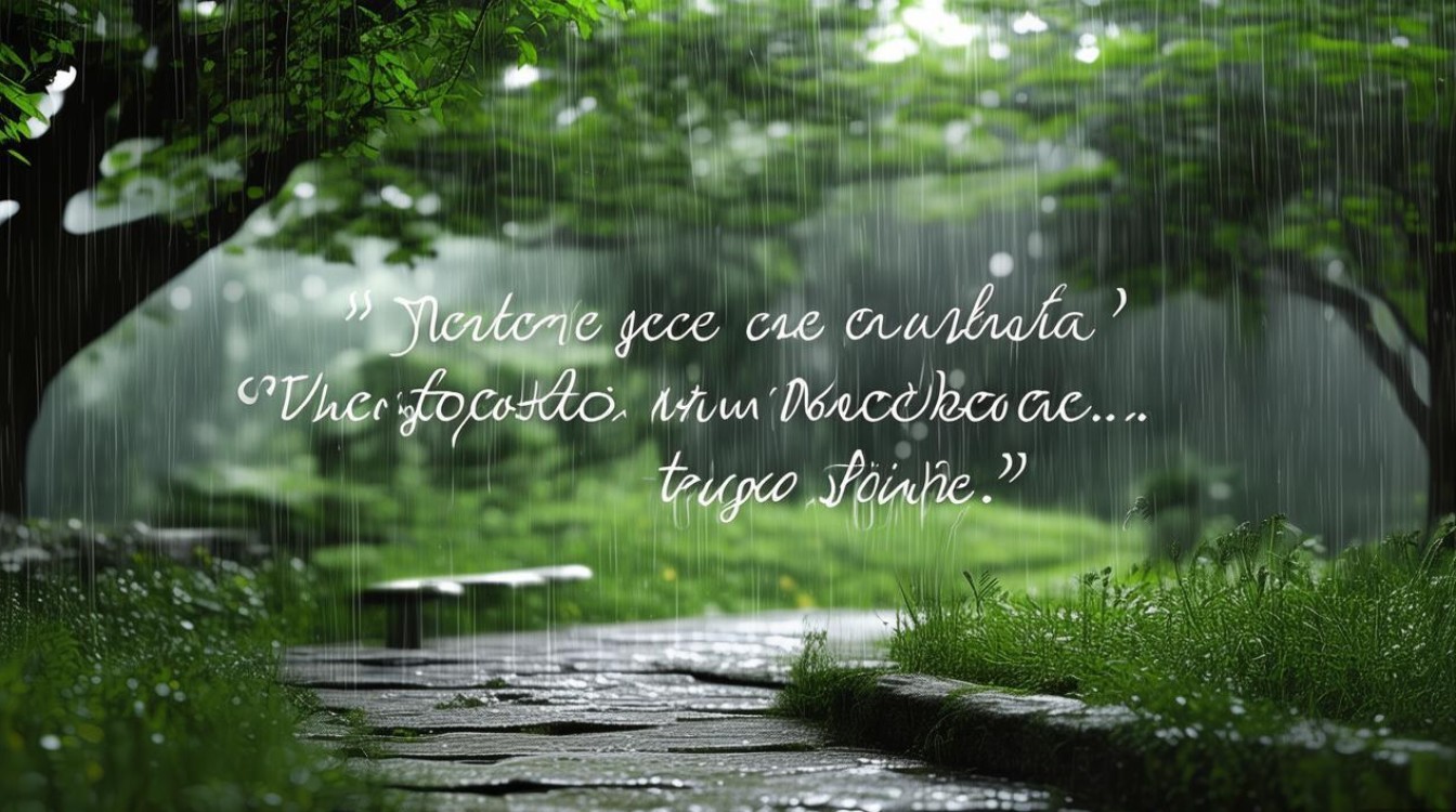 春雨名言最新曝光,哪句戳中你当下心境?-图1 春雨名言最新曝光,哪句戳中你当下心境?-图1