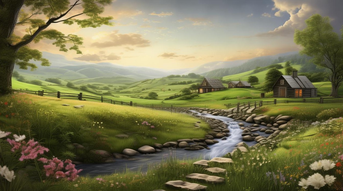 田园诗歌诗配画,为何能成当代人治愈新解压神器?-图1 田园诗歌诗配画,为何能成当代人治愈新解压神器?-图1