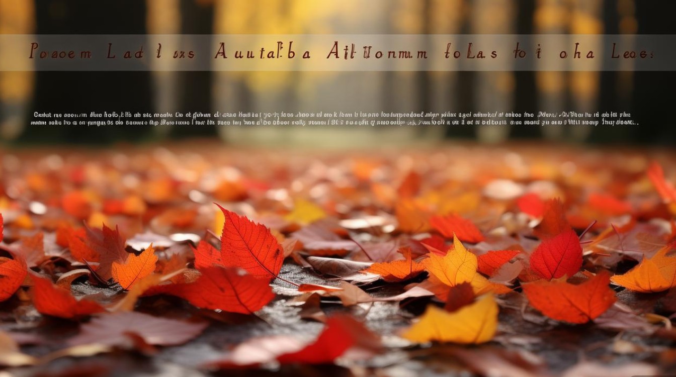 秋叶诗歌,为何今秋读来格外戳心?-图1 秋叶诗歌,为何今秋读来格外戳心?-图1