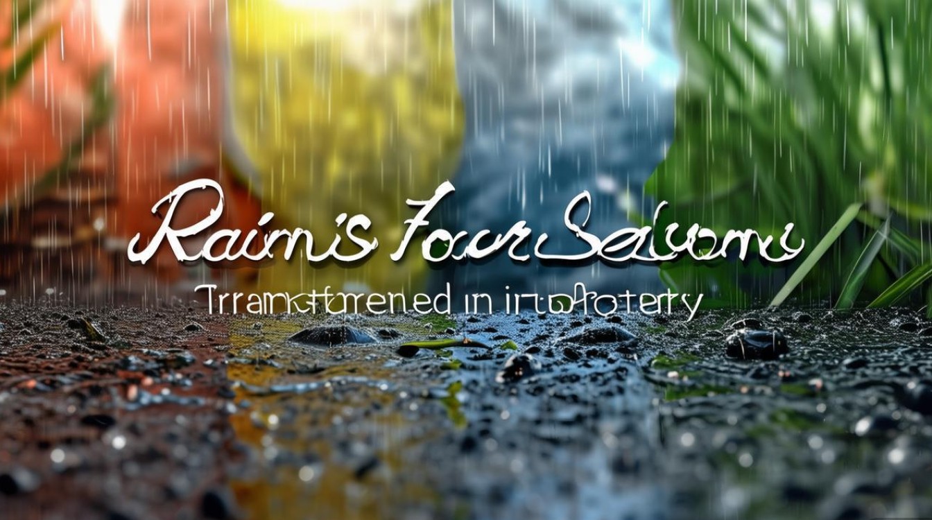 雨的四季改写成诗歌，雨的四季改写成诗歌100字-图1