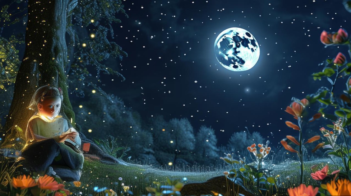 中班诗歌月亮最新教学方案，如何激发幼儿想象力？-图1