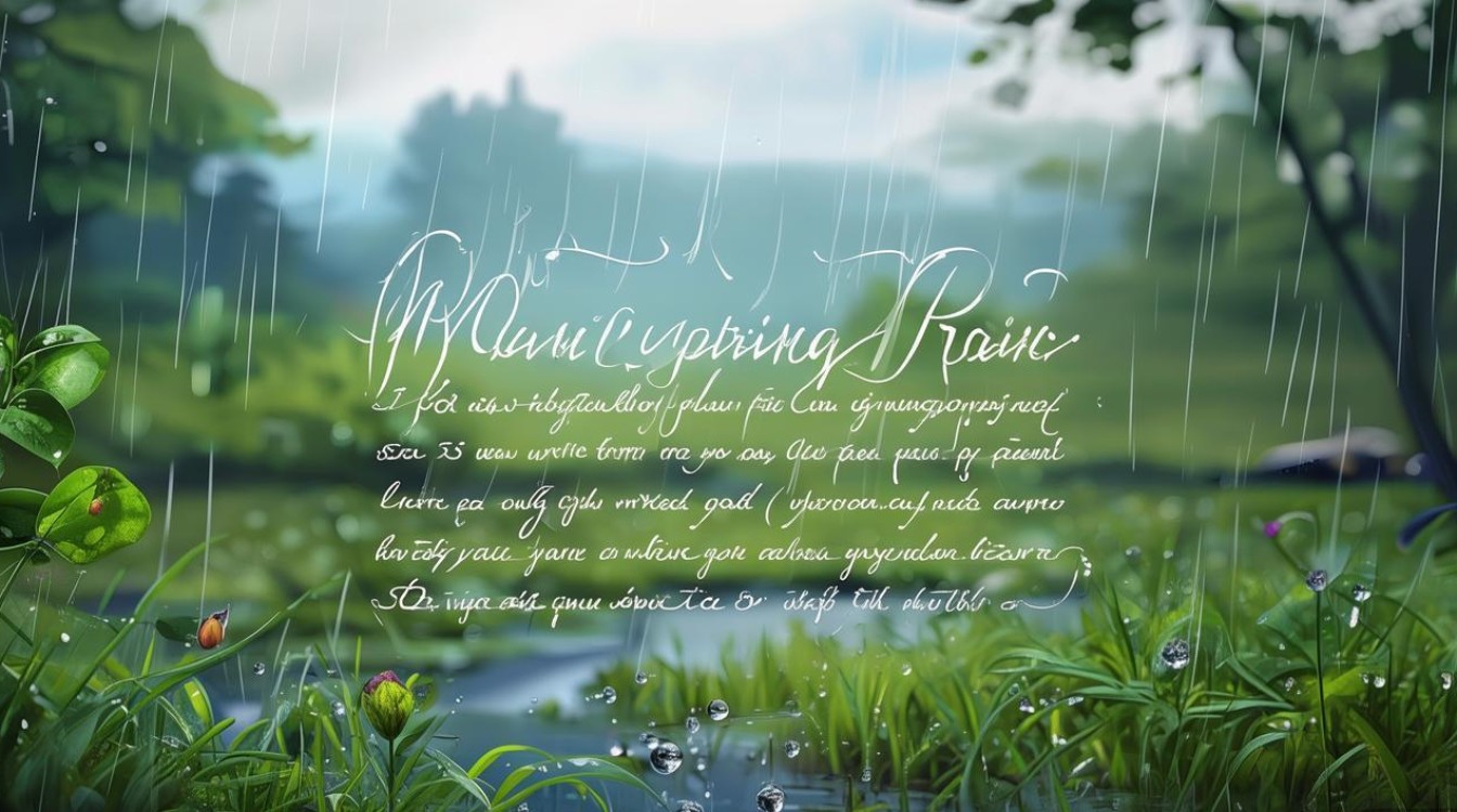 春雨的现代诗，2025年还能写出新意吗？-图1