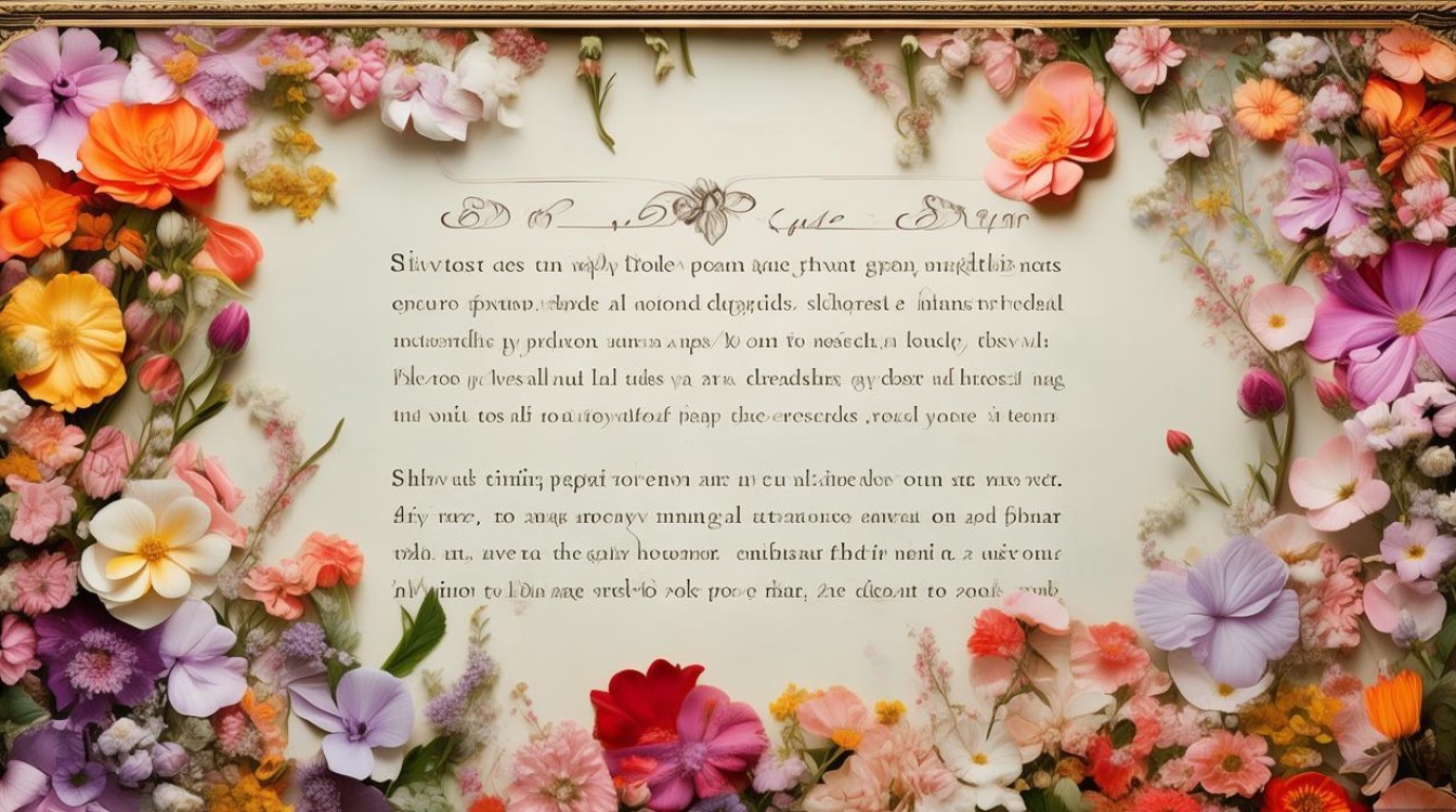 花语 诗歌，花语诗歌集-图1