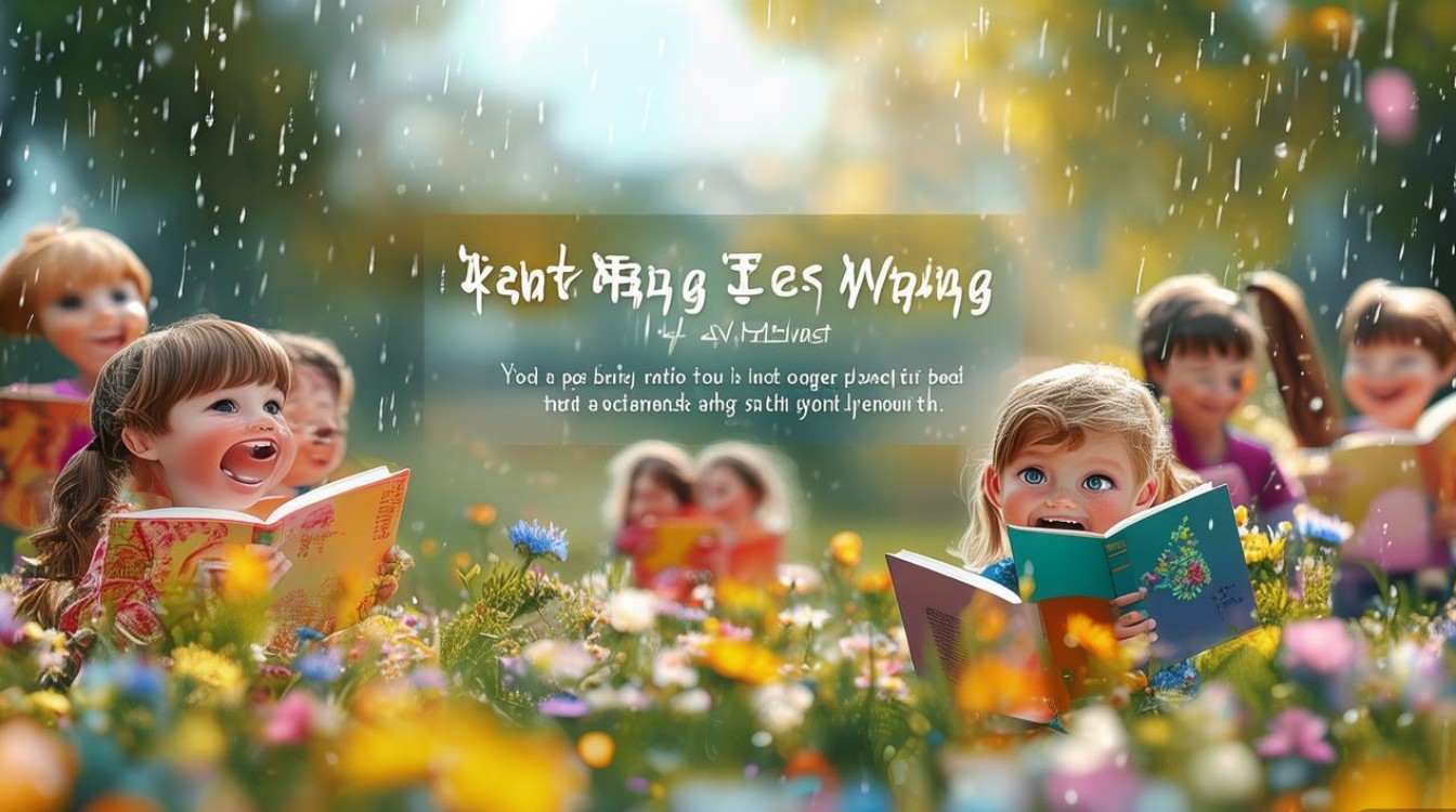 幼儿文学活动诗歌，幼儿文学活动诗歌春雨PPT-图1