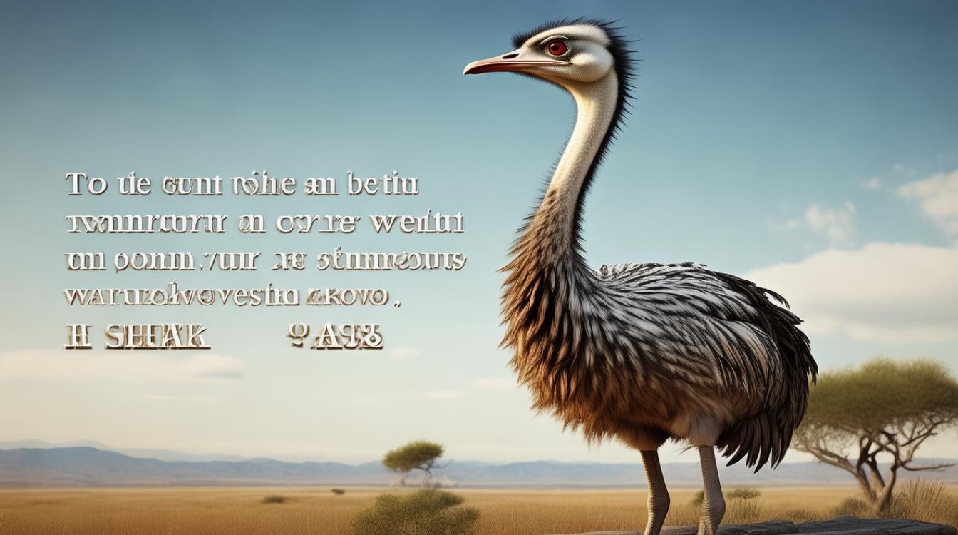 鸵鸟名言，鸵鸟的名言-图1