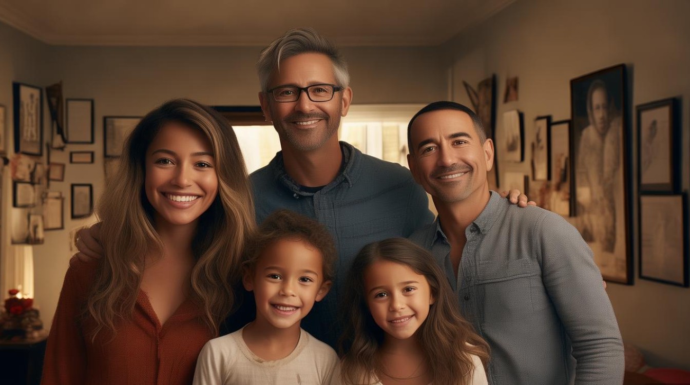 全家福定格的时光，藏着多少未说的故事？-图1