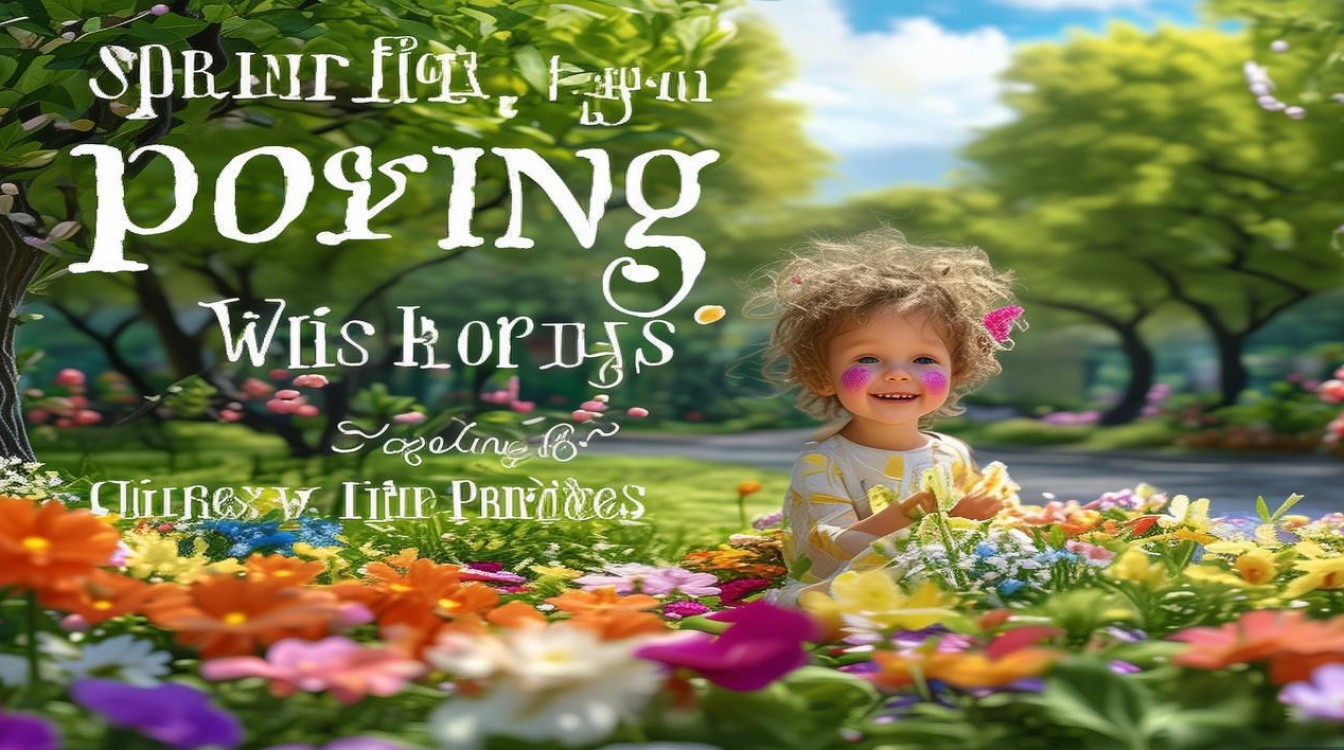 春天的景色儿童诗歌里藏着多少童趣？-图1