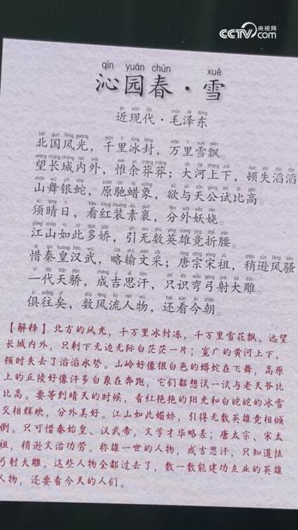 沁园春·雪朗诵如何传递磅礴气势？-图1