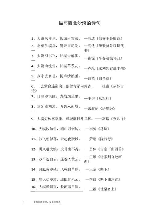 沙漠的诗句名言，藏着怎样的生命启示？-图1