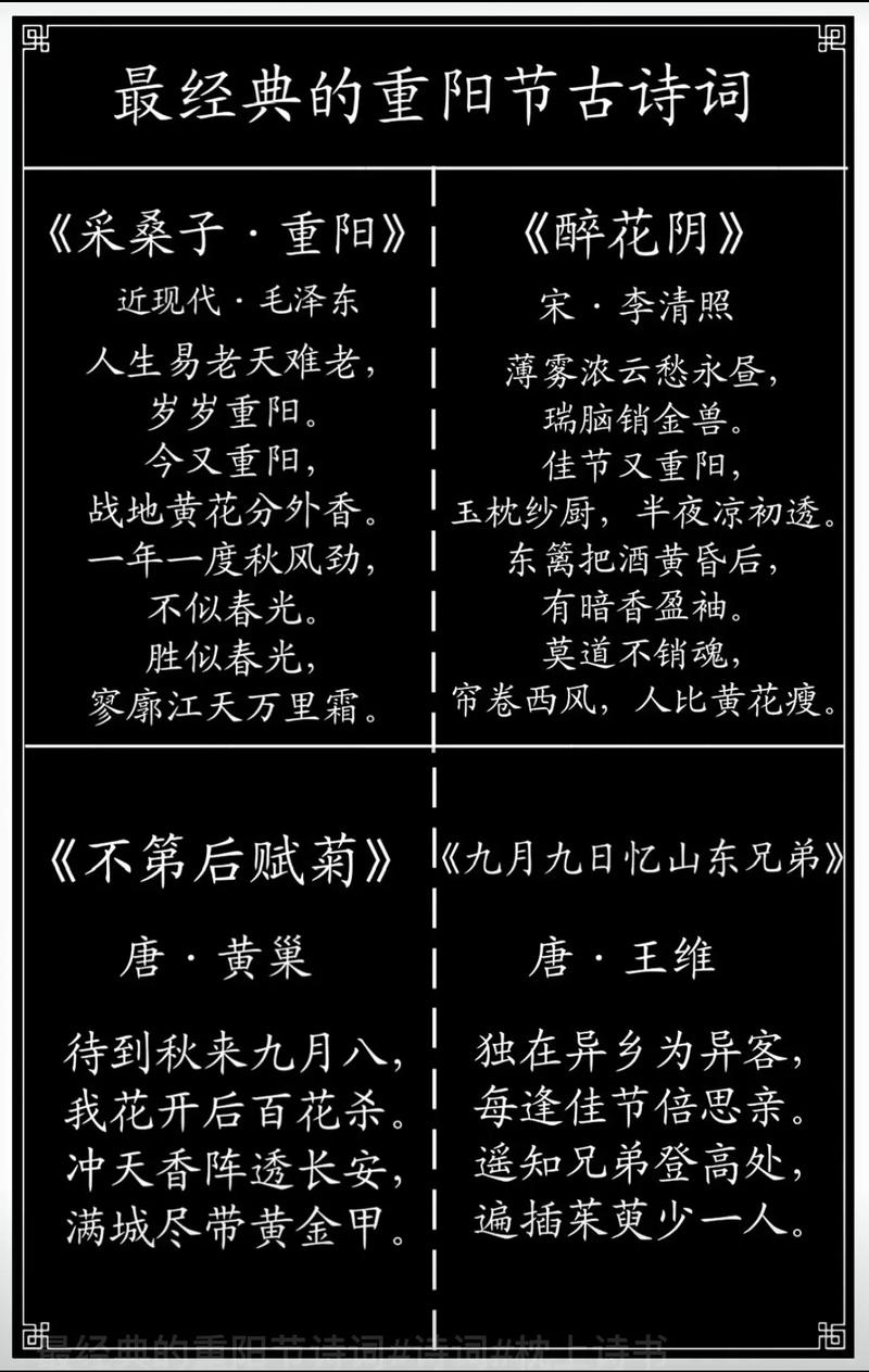 重阳节小诗歌里藏着怎样的温情？-图1