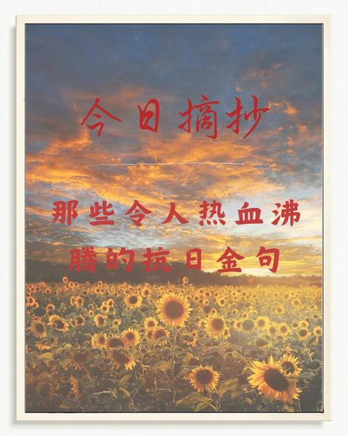 抗日名人名言，哪些至今仍振聋发聩？-图1