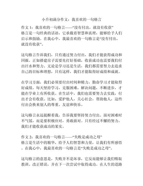 我最喜爱的一句名言-图2