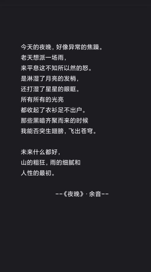 写夜的诗歌-图1
