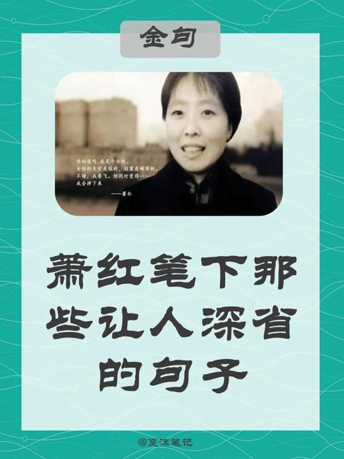 萧红名言警句,藏着怎样的人生哲思?-图2 萧红名言警句,藏着怎样的人生哲思?-图2