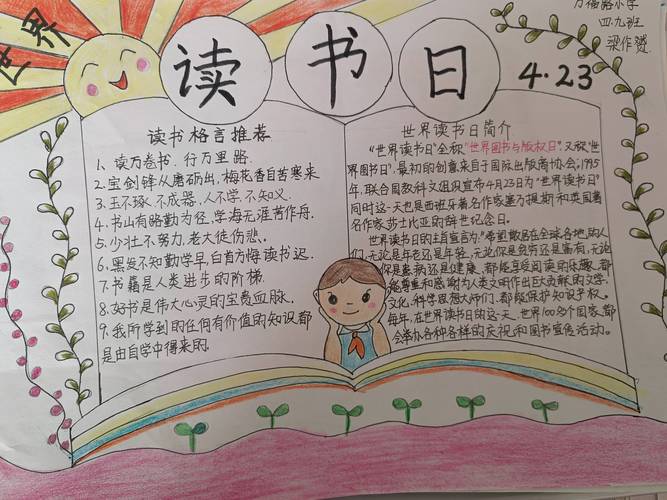 读书节手抄报该选哪些名言名句?-图3 读书节手抄报该选哪些名言名句?-图3