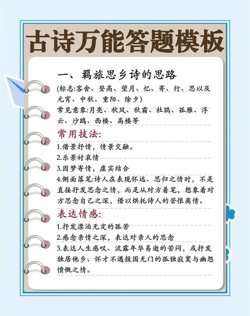 古代诗歌阅读,古代诗歌阅读答题技巧-图1 古代诗歌阅读,古代诗歌阅读答题技巧-图1