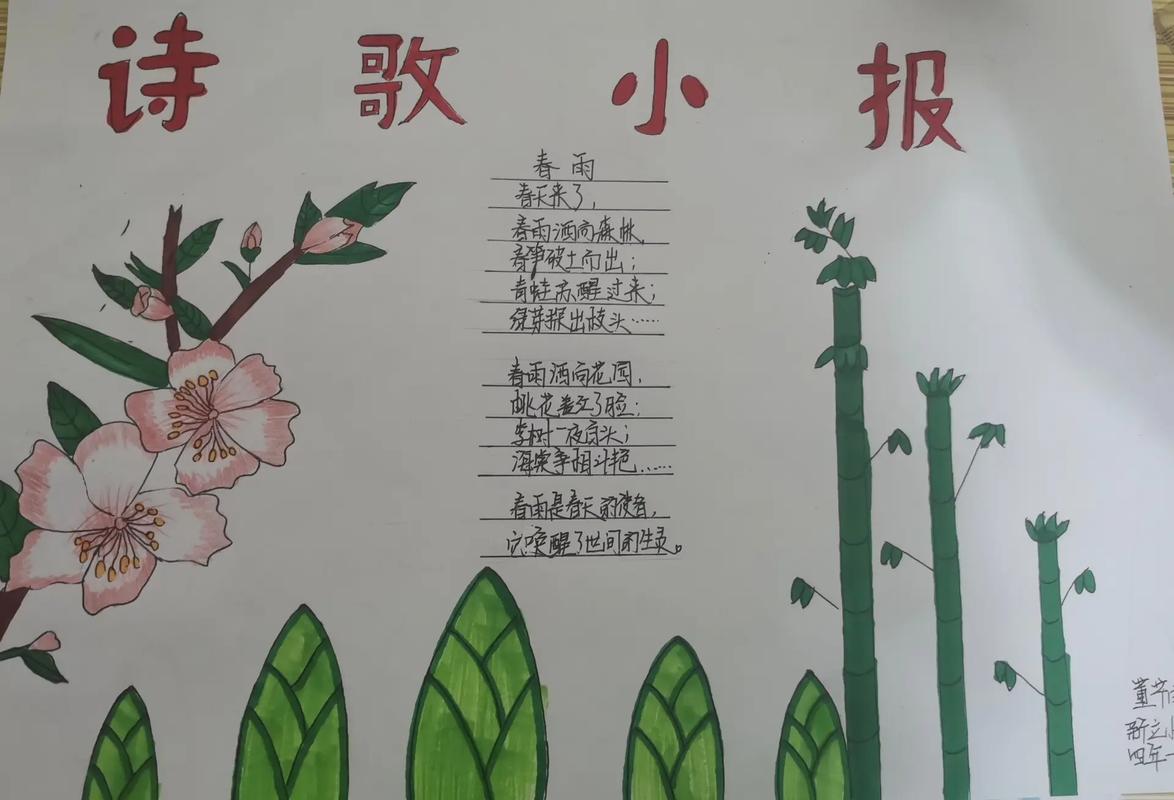 关于诗歌的手抄报内容，关于诗歌的手抄报内容要看的清楚字-图3