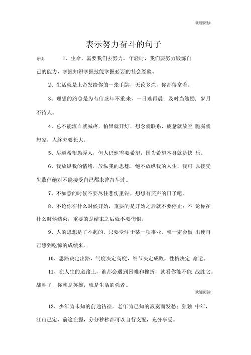 关于努力奋斗的名言，关于努力奋斗的名言警句-图3