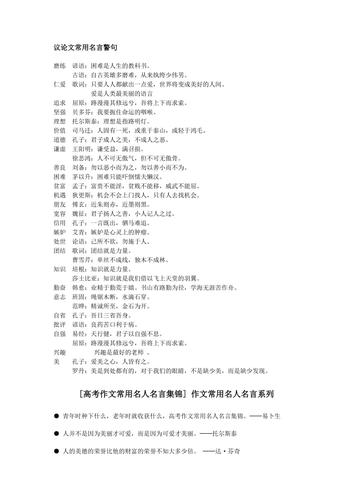 议论文常用名言,议论文常用名言警句-图2 议论文常用名言,议论文常用名言警句-图2