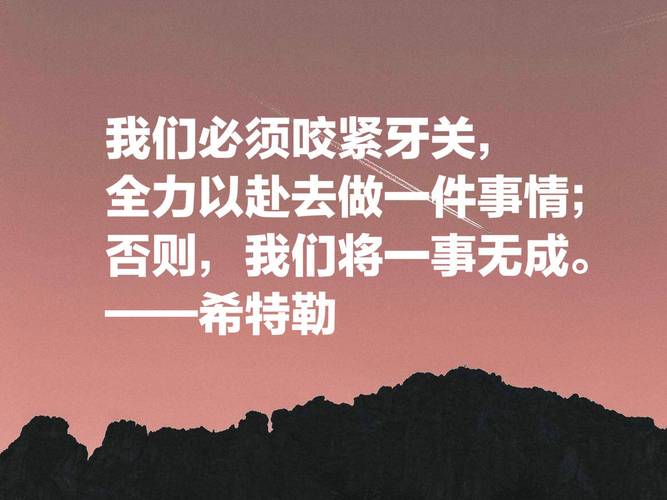 希特勒名言名句，希特勒名言名句,经典语录-图2