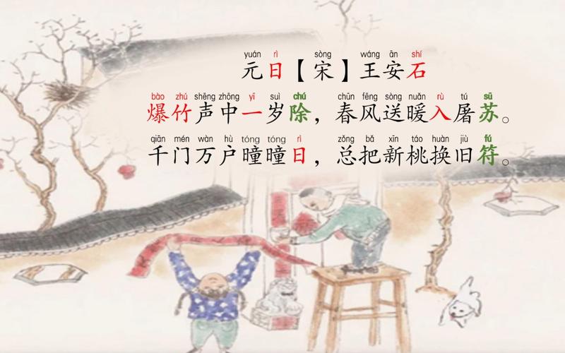 诗歌元日图片,元日诗歌配图-图2 诗歌元日图片,元日诗歌配图-图2