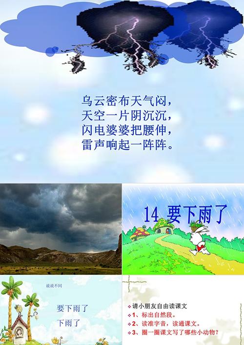 儿下雨啦诗歌，下雨啦幼儿诗-图3