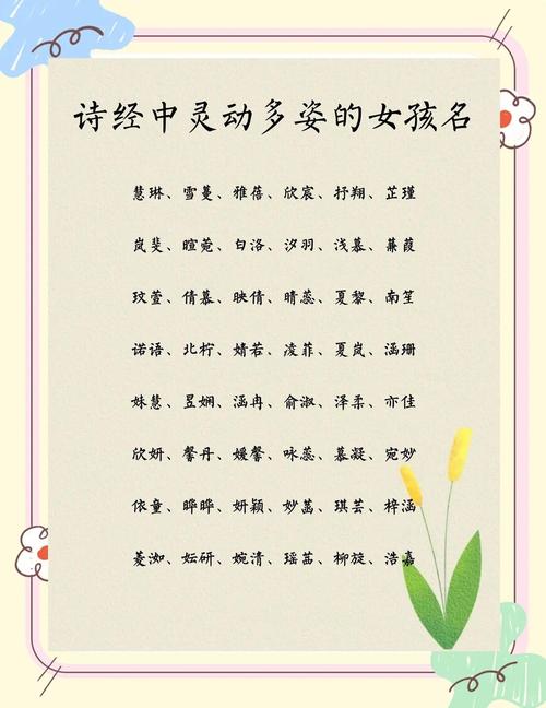 女孩诗歌，女孩诗歌里的名字-图3