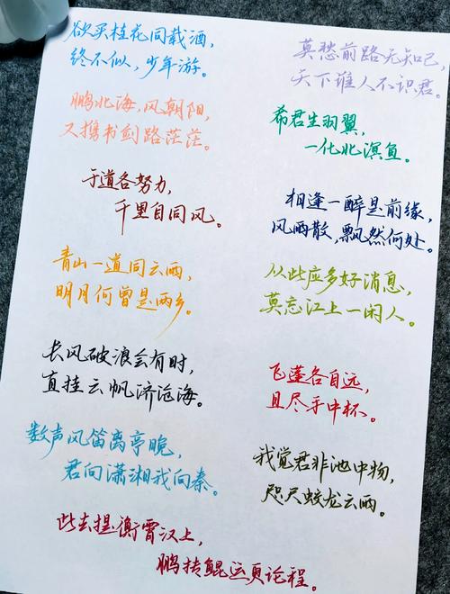 同学录诗歌,写在同学录上的唯美短句古风-图2 同学录诗歌,写在同学录上的唯美短句古风-图2