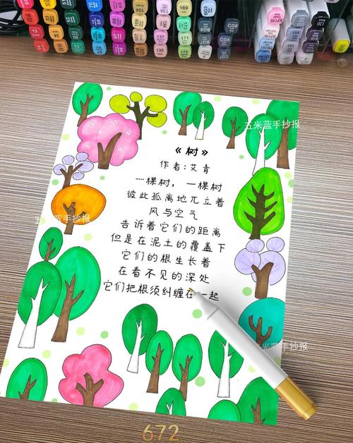 树诗歌小学生怎么写?-图1 树诗歌小学生怎么写?-图1