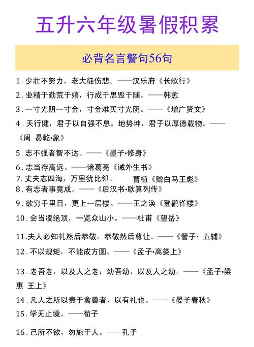 五年级名言名句,五年级名言名句积累-图1 五年级名言名句,五年级名言名句积累-图1